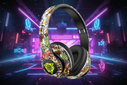 Casque Gaming Bluetooth – Son Stéréo Immersif et Confort Longue Duré