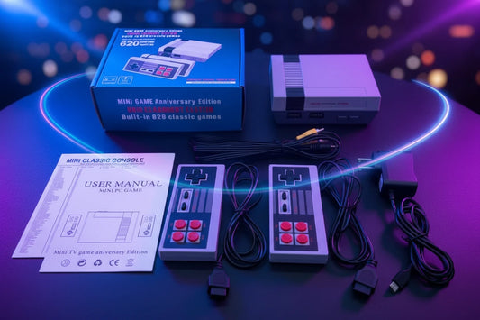 Console de Jeu Vidéo – 620 Jeux Intégrés