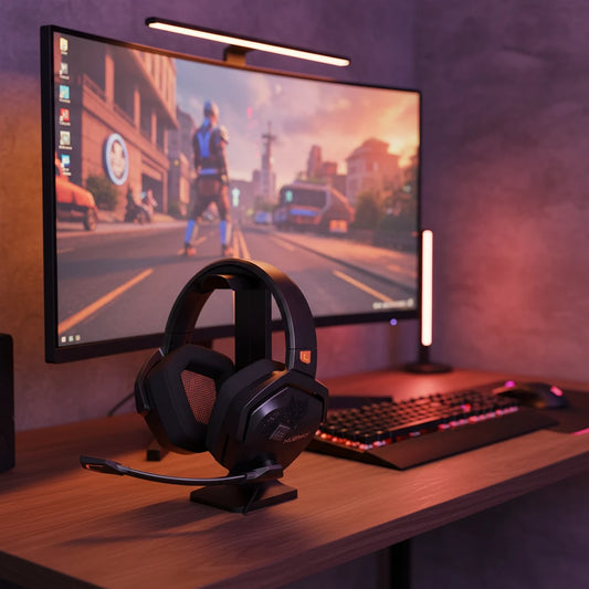 Headphones Gamer with Microphone for PS5, PS4, PC, Mobile, Switch