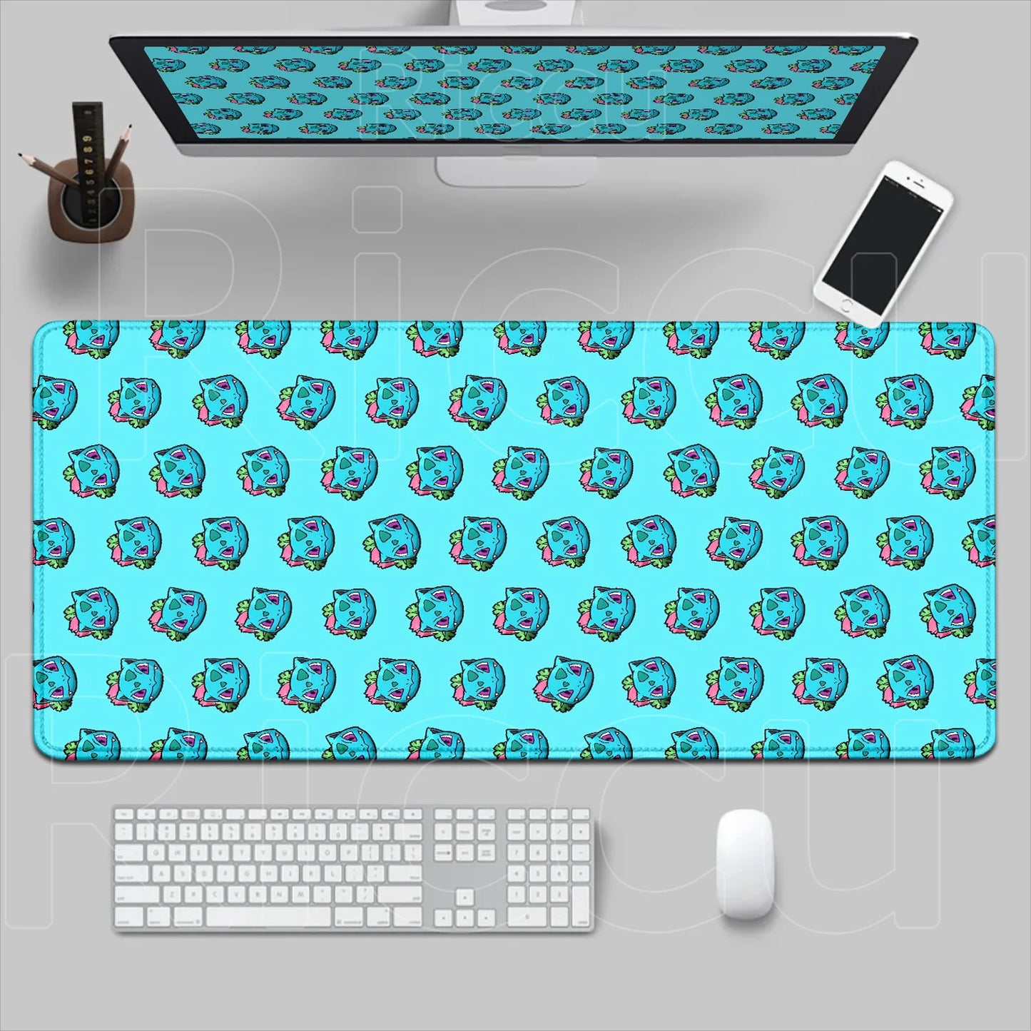 Bulbasaur Mouse Mats Rubber Mousepad Large Anime