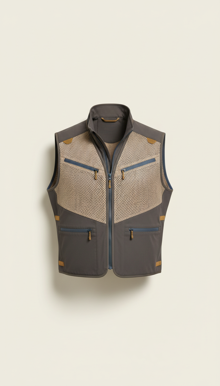 Veste ventilée taupe urbain