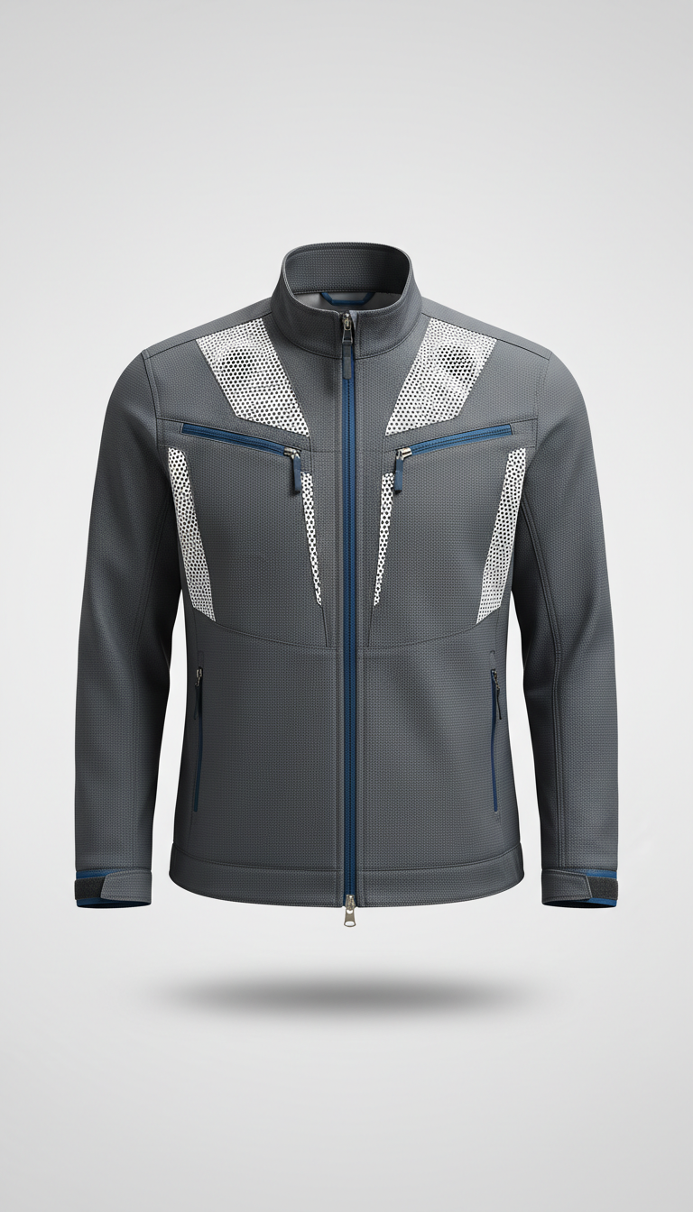 Veste ventilée blanc pur