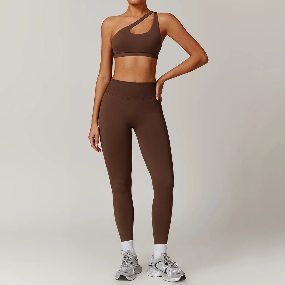 New Fashion High Impact Yoga Jacket and Gym Leggings Set Custom logo Seamless Workout Leggings Shorts Set for Women