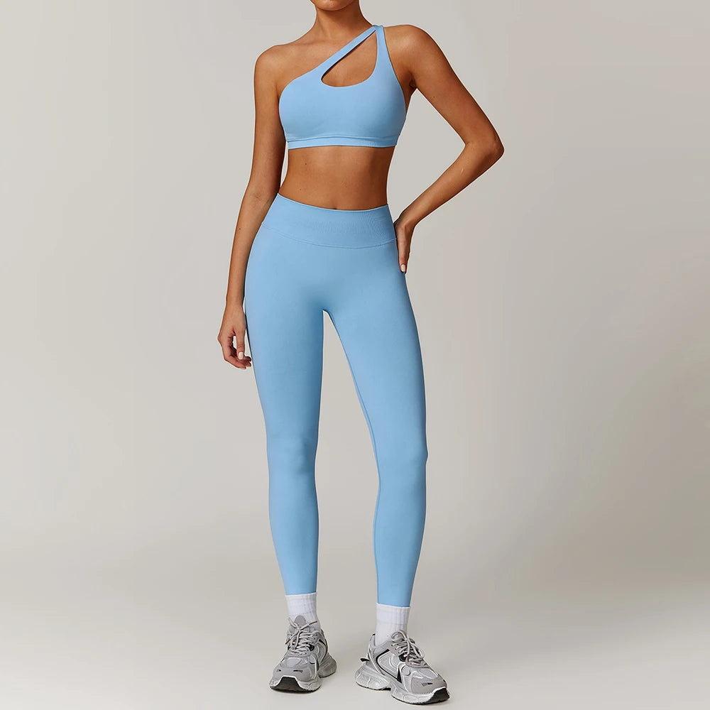 New Fashion High Impact Yoga Jacket and Gym Leggings Set Custom logo Seamless Workout Leggings Shorts Set for Women
