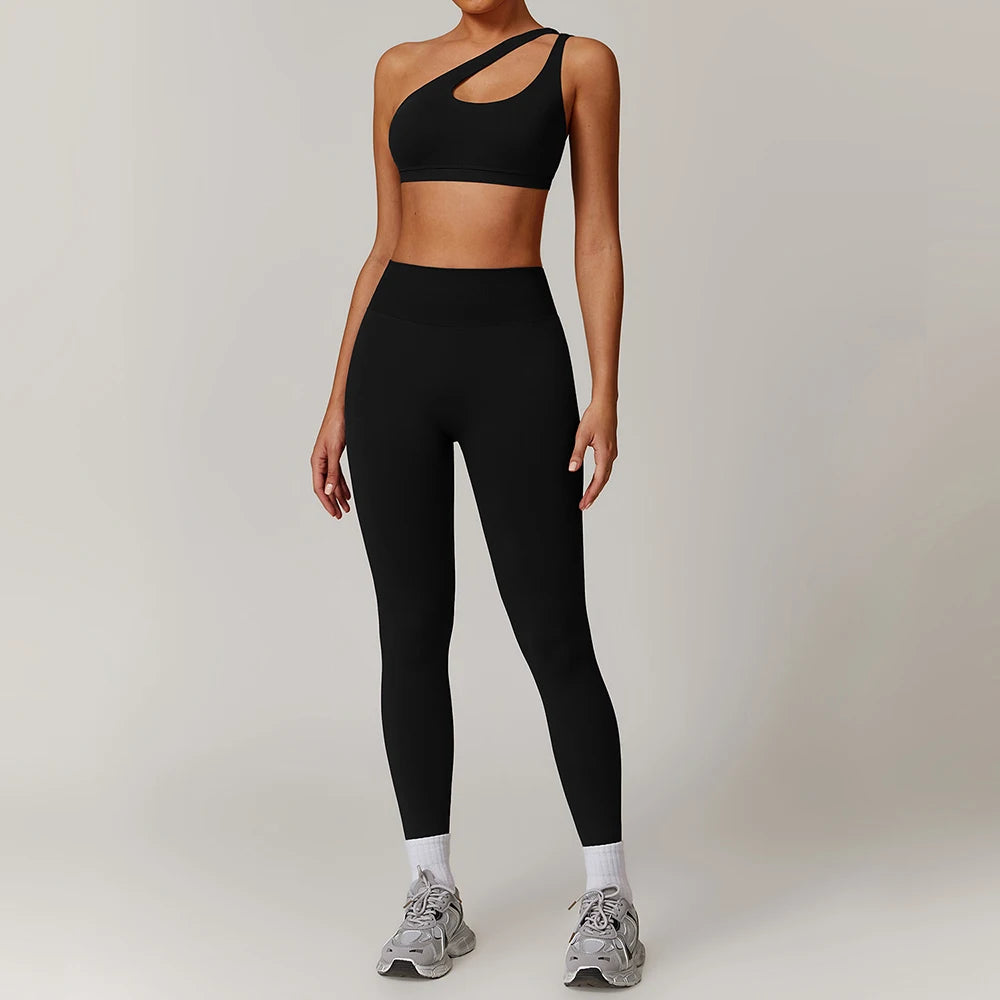 New Fashion High Impact Yoga Jacket and Gym Leggings Set Custom logo Seamless Workout Leggings Shorts Set for Women