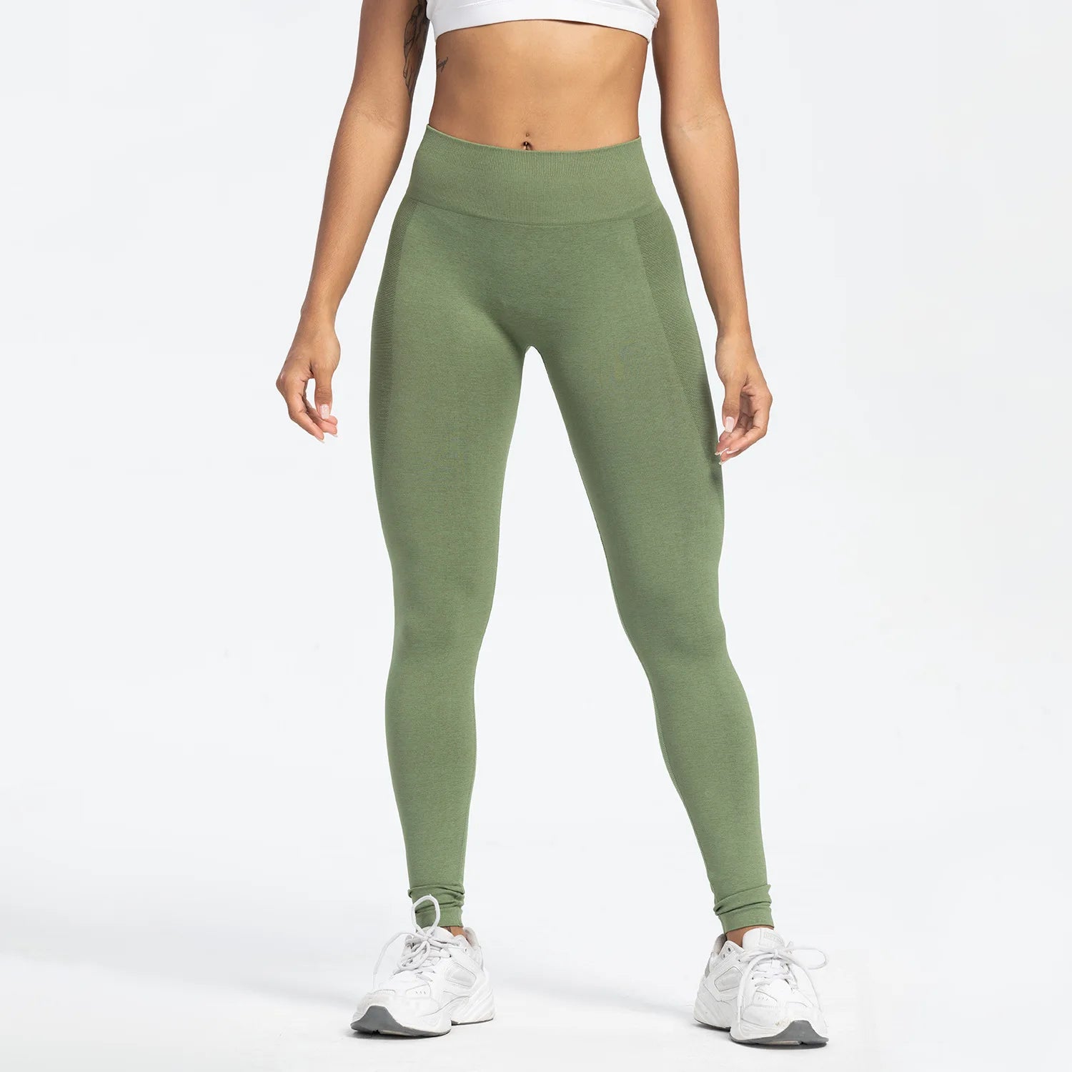 Customized Logo OEM Wholesales High Waist Compression Stretch Gym Sports Workout Tight Seamless Yoga Leggings for Women