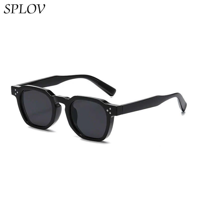 Fashionable Men's and Women's Round Rivet Sunglasses Outdoor Street Photography Sunglasses UV Protection Driving Sunglasses (Copie)