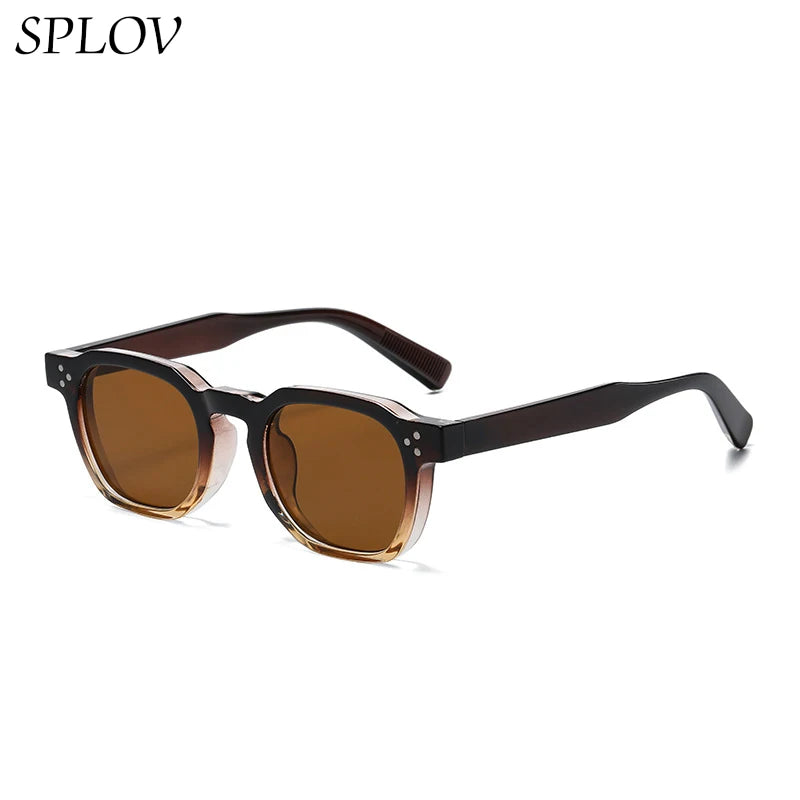 Fashionable Men's and Women's Round Rivet Sunglasses Outdoor Street Photography Sunglasses UV Protection Driving Sunglasses (Copie)