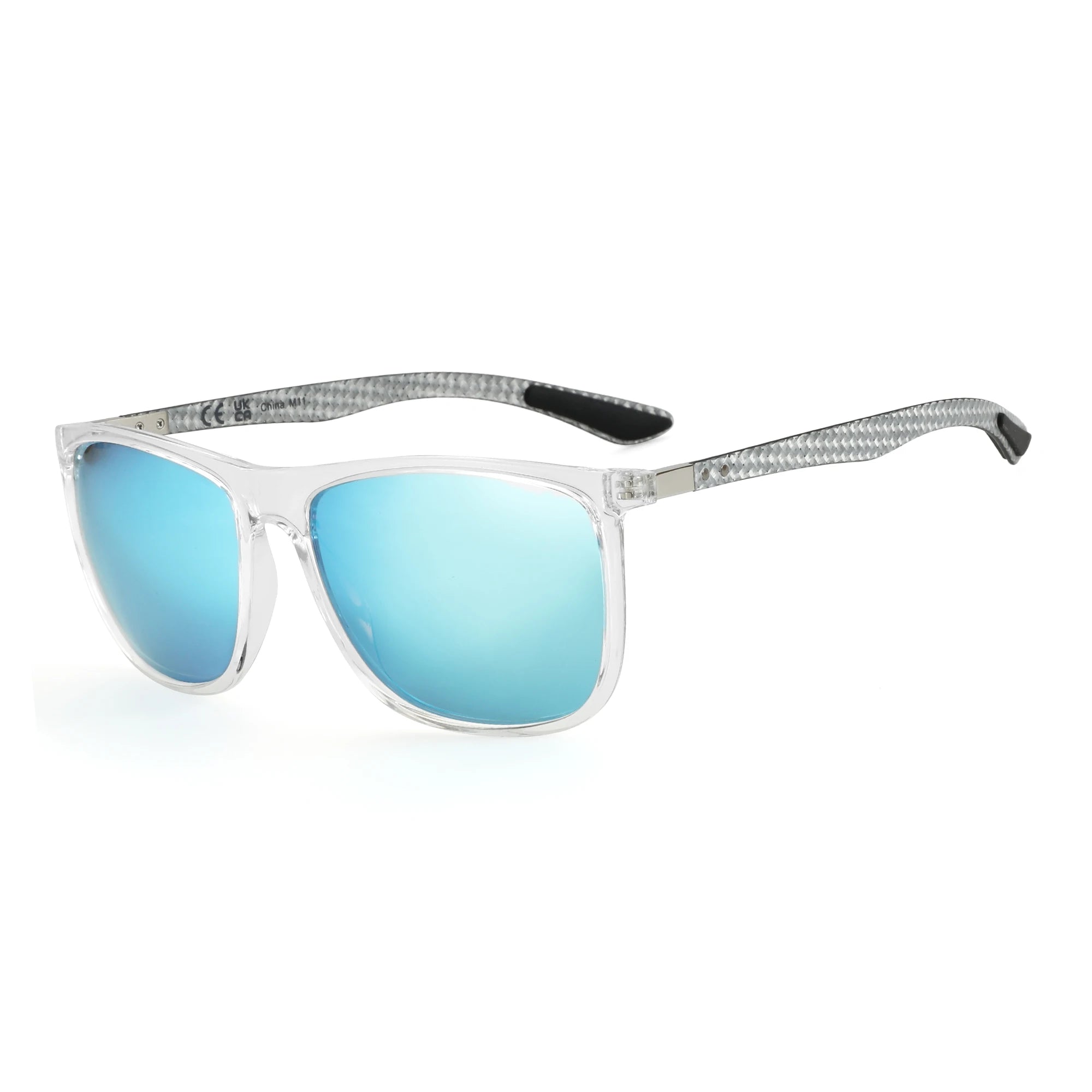 ZENOTTIC Square Polarized Sunglasses for Men Ultralight Carbon Fiber Sun Glasses Driving Fishing Golf Sports UV400 Protection