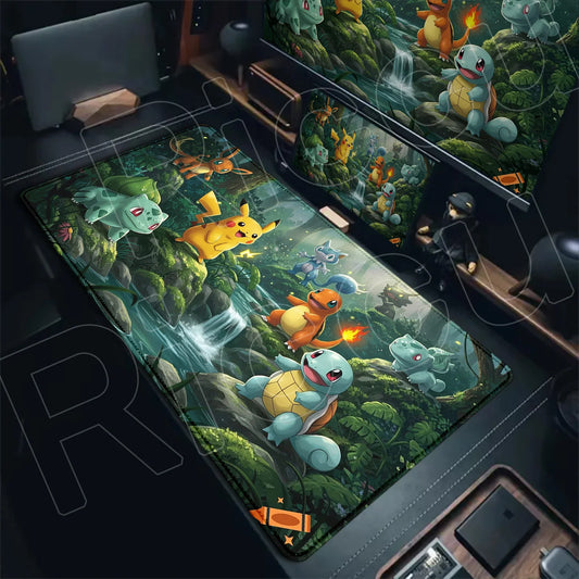 Bulbasaur Mouse Mats Rubber Mousepad Large Anime