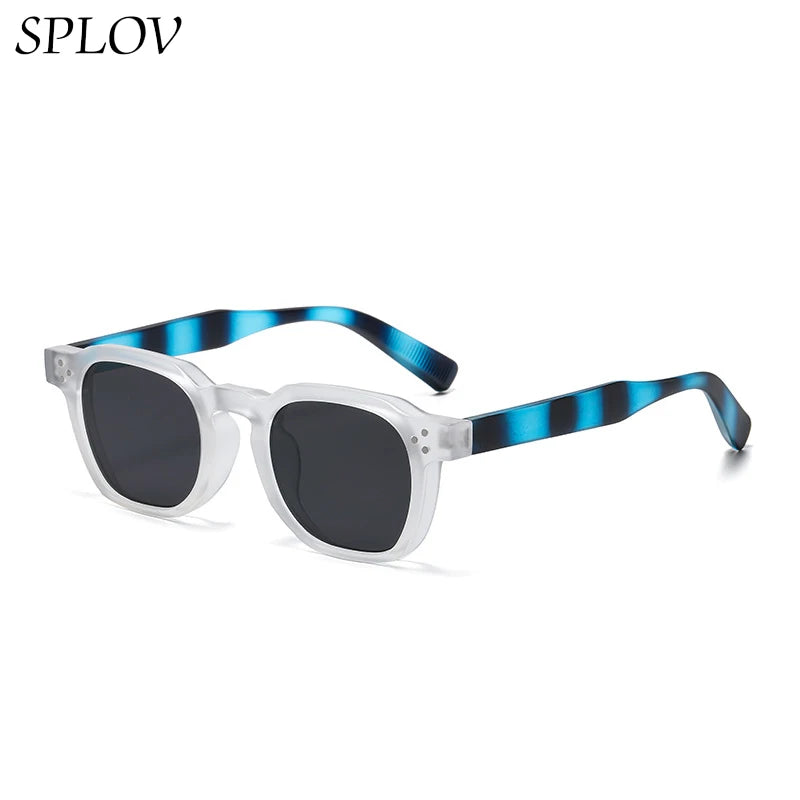 Fashionable Men's and Women's Round Rivet Sunglasses Outdoor Street Photography Sunglasses UV Protection Driving Sunglasses (Copie)