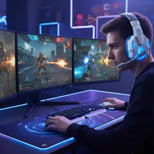 New Professional Wired Gaming Headphones